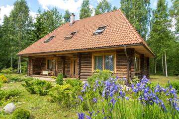 Фото номера Дом с 5 спальнями Дома для отпуска Guest House Lēveri г. Valgalciems 51