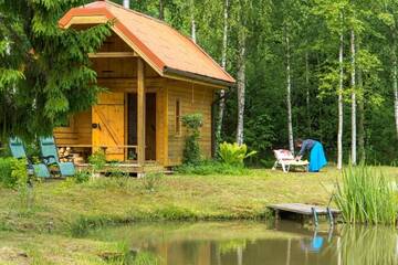 Фото номера Дом с 5 спальнями Дома для отпуска Guest House Lēveri г. Valgalciems 81