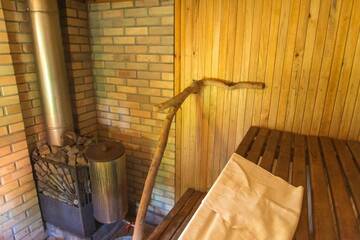 Фото номера Дом с 5 спальнями Дома для отпуска Guest House Lēveri г. Valgalciems 82