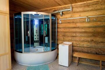 Фото номера Дом с 5 спальнями Дома для отпуска Guest House Lēveri г. Valgalciems 39